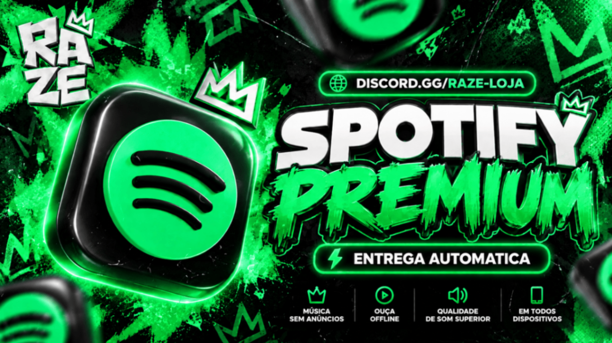 Spotify Premium - 1 mes (NA SUA CONTA)